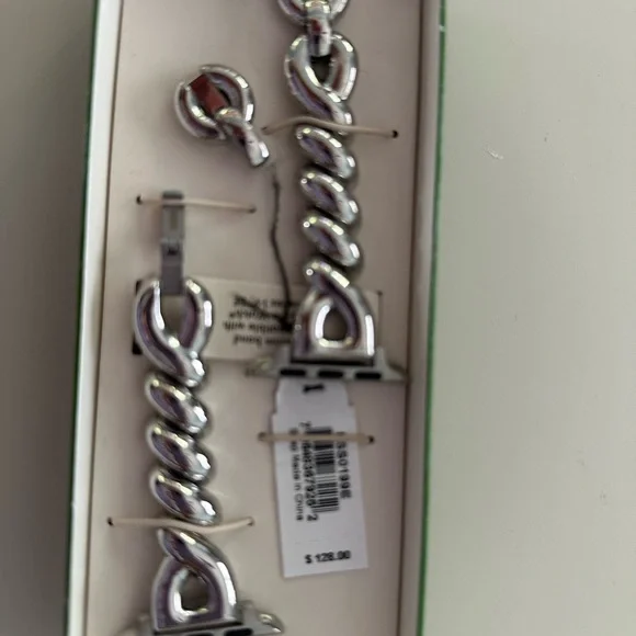 kate spade Silver Stainless Steel Watch Band.  BAND ONLY. - Picture 2 of 5